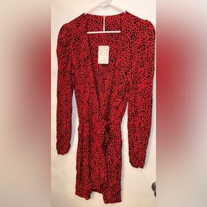 NWT Free People | Kinsley Wrap Dress Size 6
